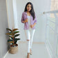 Lilac Ikat shirt - SILAYI