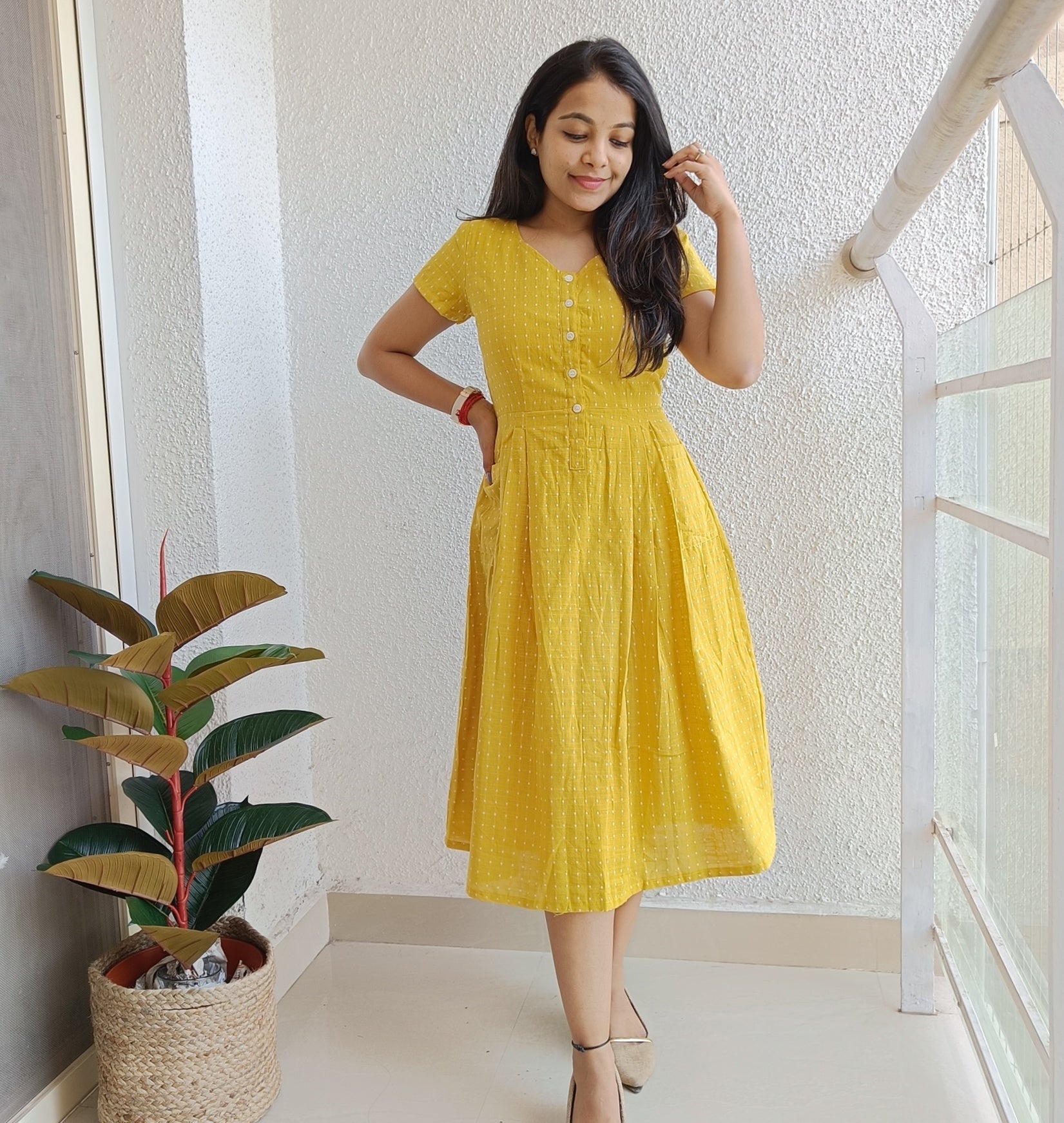 handloom dress design NaranpetBottle Green Handloom Dress With Dupatta