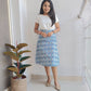 Sky blue kat skirt - SILAYI