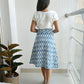 Sky blue kat skirt - SILAYI