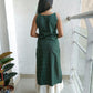 Bottle green ikat kurti - SILAYI