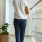 Navy Blue ikat pants - SILAYI