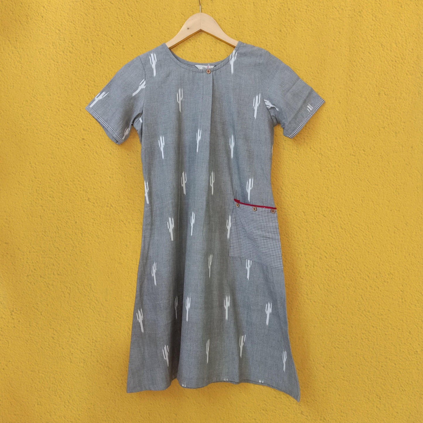 Cactus ikat dress - www.silayi.in