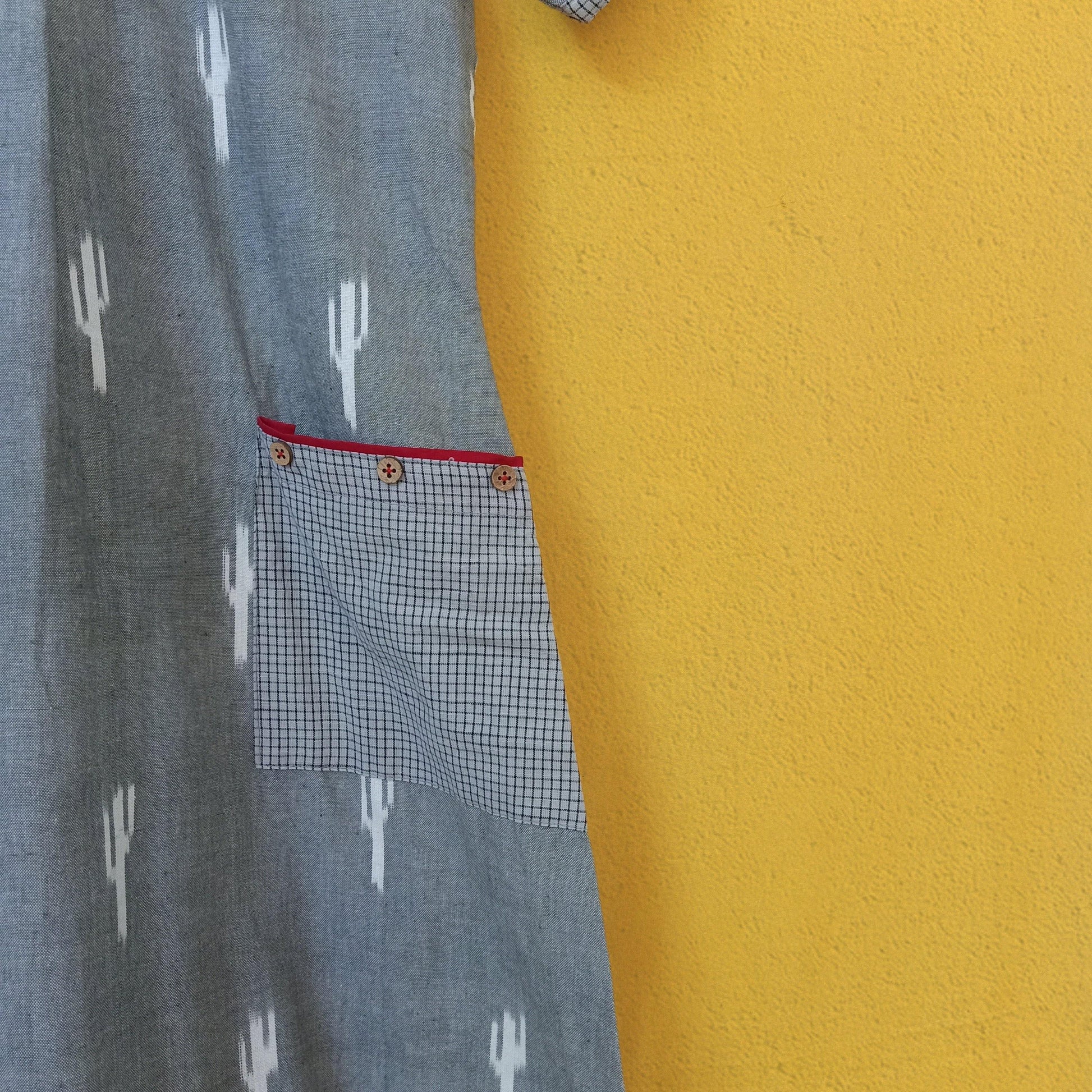 Cactus ikat dress - www.silayi.in